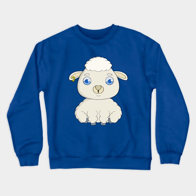 Cute sheep Crewneck Sweatshirt by DiegoCarvalho